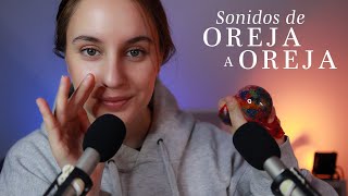 ASMR BINAURAL 🌙 Sonidos de oreja a oreja para dormir [upl. by Nahsar589]