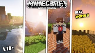 😁 Top 10 Best shaders For MCPE  10 Shaders for mcpe Android [upl. by Ottilie]