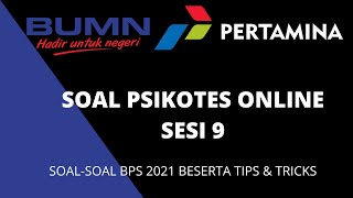 Soal Tes Psikotes Online Pertamina BUMN Terbaru Tes Kepribadian 1  Soal dan Pembahasan Psikotes [upl. by Drofnil808]