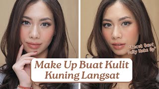 MAKE UP LOOK UNTUK KUNING LANGSAT  Basic Look Warna Netral Untuk Kuning Langsat [upl. by Neerehs]