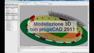 Modellazione 3D con progeCAD Professional [upl. by Ilyah]