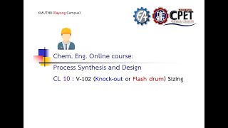 Class Lecture No 10  V102 Knockout or flash drum sizing [upl. by Hcurob561]