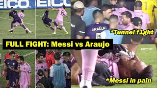 Messi vs Cesar Araujo in the tunnel as Inter Miami vs Orlando City [upl. by Cherish]