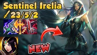 💛 SENTINEL IRELIA REMEMBERS THE PLACIDIUM  PBE Skin Showcase  Erick Dota [upl. by Aihsa106]