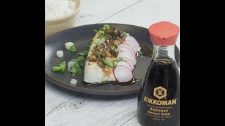 Recette de Poisson vapeur sauce aux oignons nouveaux gingembre et sauce soja salée  750g [upl. by Anyal138]