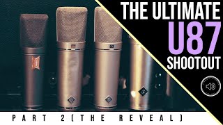 The Ultimate U87 Mic Shootout  Part 2The Reveal  Vintage NeumannU87AIWarmSerranoBeesNeez [upl. by Nlocnil]