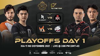 TAGALOG M3 Playoffs Day 1  MLBB World Championship 2021  Singapore [upl. by Hanson934]