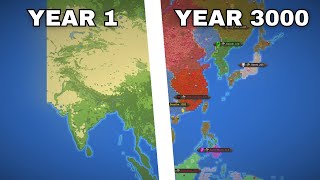 3000 Years of Human Colonization in EAST ASIA  WorldBox Timelapse [upl. by Arised]