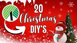 Best Dollar Tree Christmas DIYs [upl. by Eedyah388]