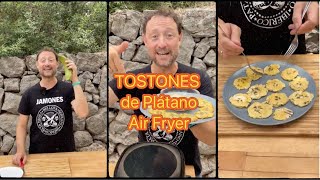 TOSTONES 😋 EN LA FREIDORA DE AIRE Air Fryer 👍🏻  GUILLE RODRIGUEZ [upl. by Janaya367]