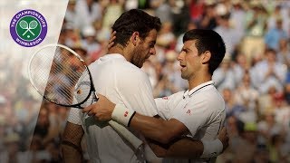 Novak Djokovic vs Juan Martin del Potro Wimbledon semifinal 2013 Extended Highlights [upl. by Notaek966]