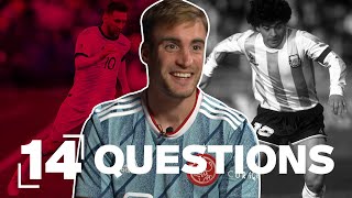 Messi or Maradona  14 QUESTIONS with Nico Tagliafico [upl. by Elolcin]