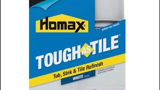 Homax Tough Tile Tub Sink amp Tile Refinishing Kit Review and Overview [upl. by Humo]