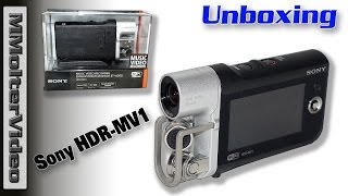 Sony HDRMV1 Unboxing amp erster Test [upl. by Osy]