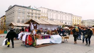 Targi Wielkanocne na Rynku w Krakowie Kiermasz Wielkanocny Kraków święta [upl. by Yllib]