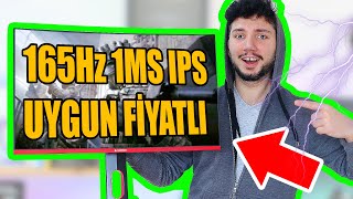 165Hz 1MS Kavisli Oyuncu Monitörü RM165 RAKİPLERİNDEN UCUZ [upl. by Arabella]