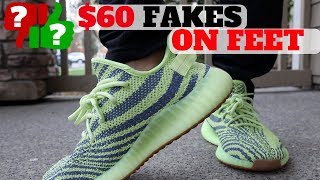 How Do 60 FAKE YEEZYS Feel ON FEET [upl. by Arrak]