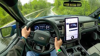 2022 Ford F150 Lightning Platinum  POV First Drive Binaural Audio [upl. by Ycats]