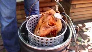 Butterball Oil Free Turkey Fryer Features and Results [upl. by Ellenad]