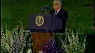 Richard Nixon Funeral 3 Henry Kissingers Eulogy [upl. by Sesilu]