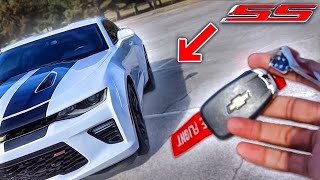 CUTTING UP IN A CAMARO SS POV FIRST DRIVE 🤯 [upl. by Elocal]