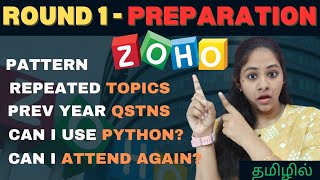 ZOHO ROUND 1 ✔  APTITUDE Preparation💯💥 in Tamil  ZOHO  Software Developer amp Quality Analyst👩🏻‍💻🚀 [upl. by Ennairej]