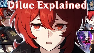 Diluc Explained  Genshin Impact Lore [upl. by Nytsirhc]