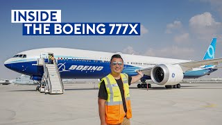 Exclusive Inside The Experimental Boeing 777X [upl. by Nide]