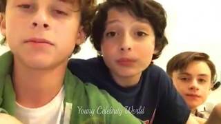 Finn Wolfhard Wyatt Oleff Jaeden Lieberher Jack Grazer QnA Session [upl. by Suoivatco]