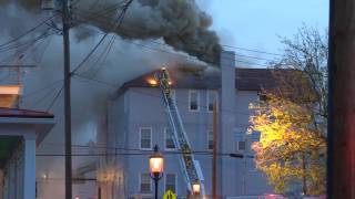 Apartment fire in Emmitsburg MD [upl. by Ahidam212]