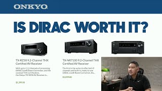 DIRAC on the New Onkyo and Pioneer Worth Switching to  Onkyo TXRZ50  TXNR7100  From LiveStream [upl. by Ramona]