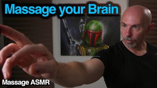 ASMR Binaural Brushing 51  Massage your Brain  Strong Sounds  Mostly No Talking [upl. by Coyle607]