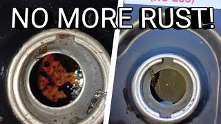 Gas Tank Rust Remover how to [upl. by Wendye]