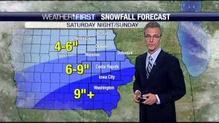 KGAN2 Cedar Rapids IA January 30 2015 10pm newscast Terry Swails weather segment [upl. by Girish]