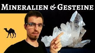 Mineralien und Gesteine  Was ist der Unterschied Und welche Gesteinsarten gibt es  Tobias Huhn [upl. by Feld]