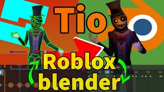 How to animate Tio in blender for Roblox Studio [upl. by Mccarty]