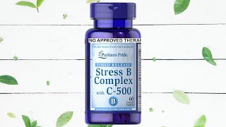 Stress Vitamin BComplex with Vitamin C500 Timed Release by Puritans Pride  PuritansPrideph [upl. by Naimerej625]