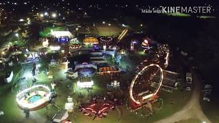 Renfrew County Fair 2017 Drone Footage at Night  DJI Phantom 3 Standard [upl. by Easlehc98]