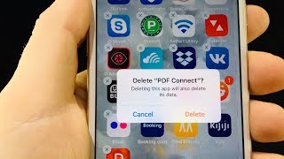 Apple iPhone How to Permanently Delete Apps  Uninstall apps from iPhone [upl. by Nylaras805]