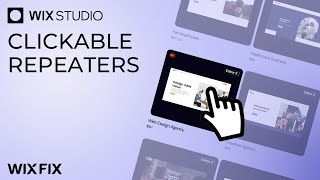 Clickable Repeater Items in Wix Studio  Wix Fix [upl. by Eisele]