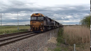 Hunter Valley Trains  Cemetery Lane  Singleton [upl. by Idden]