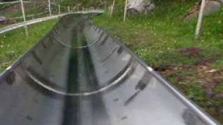 Interlaken Rodelbahn in the swiss alps summer luge [upl. by Eemaj334]