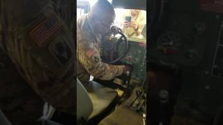 Pull start a HMMWV part 1 [upl. by Anelav]