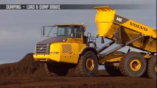 Volvo Dump Truck  Dumping [upl. by Hylan]