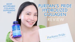 PURITANS PRIDE HYDROLIZED COLLAGEN SUPPLEMENT I MOST AFFORDABLE COLLAGEN YET  VITAMINS HAUL [upl. by Elleynad]