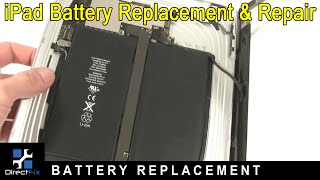 Apple iPad Battery Replacement amp Repair Directions by DirectFixcom [upl. by Milburr878]