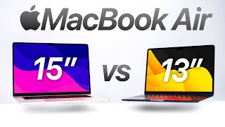 MacBook Air 15 vs MacBook Air 13  Which One to Get [upl. by Aicenat]