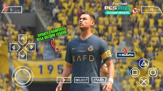 eFootball PES PPSSPP 2024 Android Camera PS5 Best Graphics amp Full Update [upl. by Nodnas94]