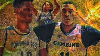 Moravian Prep vs Combine Academy Are BJ Freeman and Omarion Broderick the next HBCU hoops stars [upl. by Nakhsa]