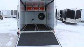 2018 7x12 Cargo Mate Red Line Enclosed Trailer For Sale Edmonton AB [upl. by Neil]